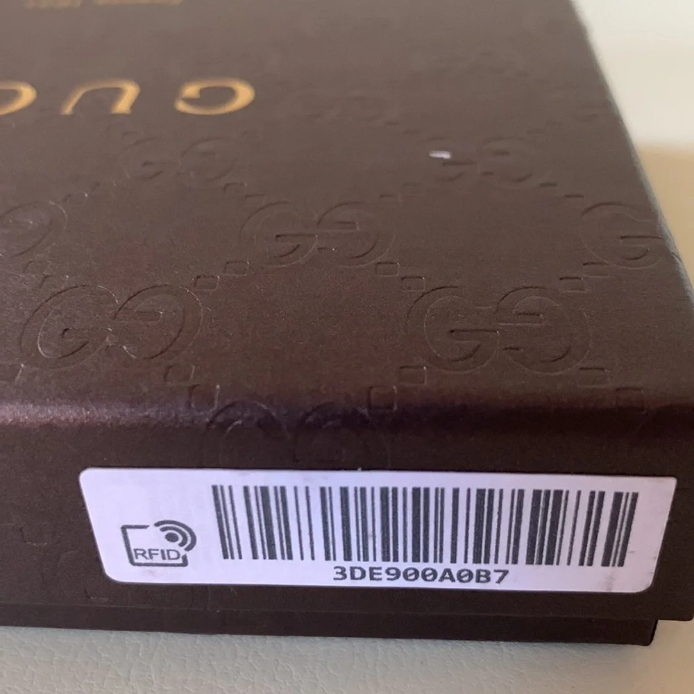 New Gucci GG Monogram Leather Wallet